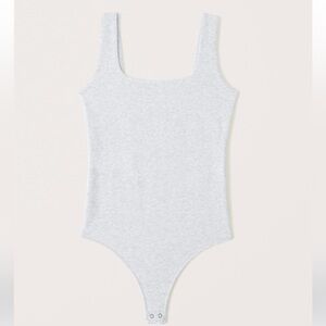 Abercrombie | Cotton-Blend Seamless Fabric Tank Bodysuit |